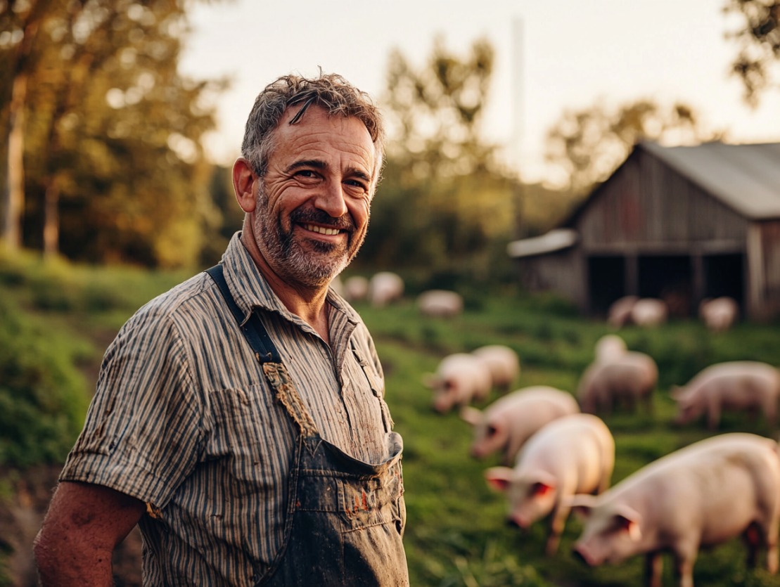 スペイン産豚肉の生産者と農場